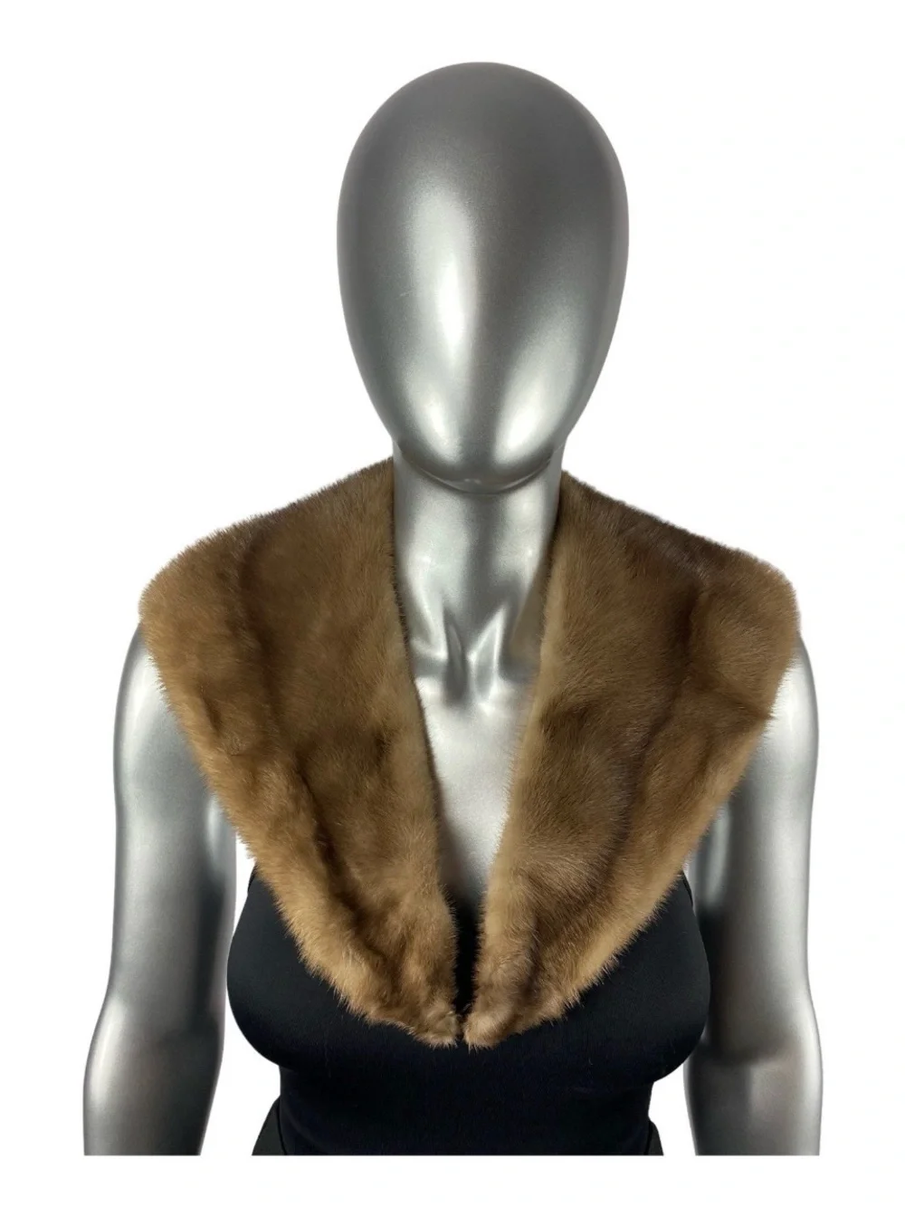 Pastel MINK Shawl Collar, 36”L, Certified Vintage Fur
